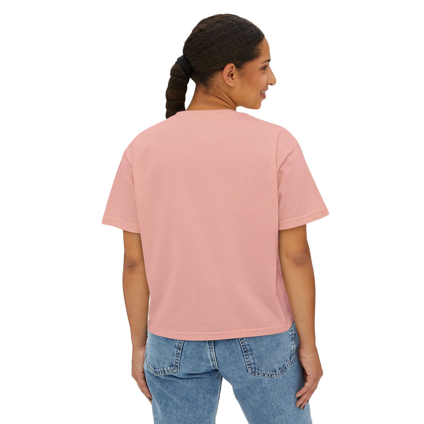 Renminbi Women's Boxy Tee (Peachy)