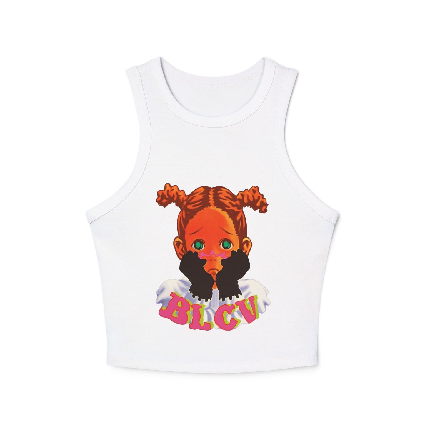 Sad BLCV Woman Tank Top (White)