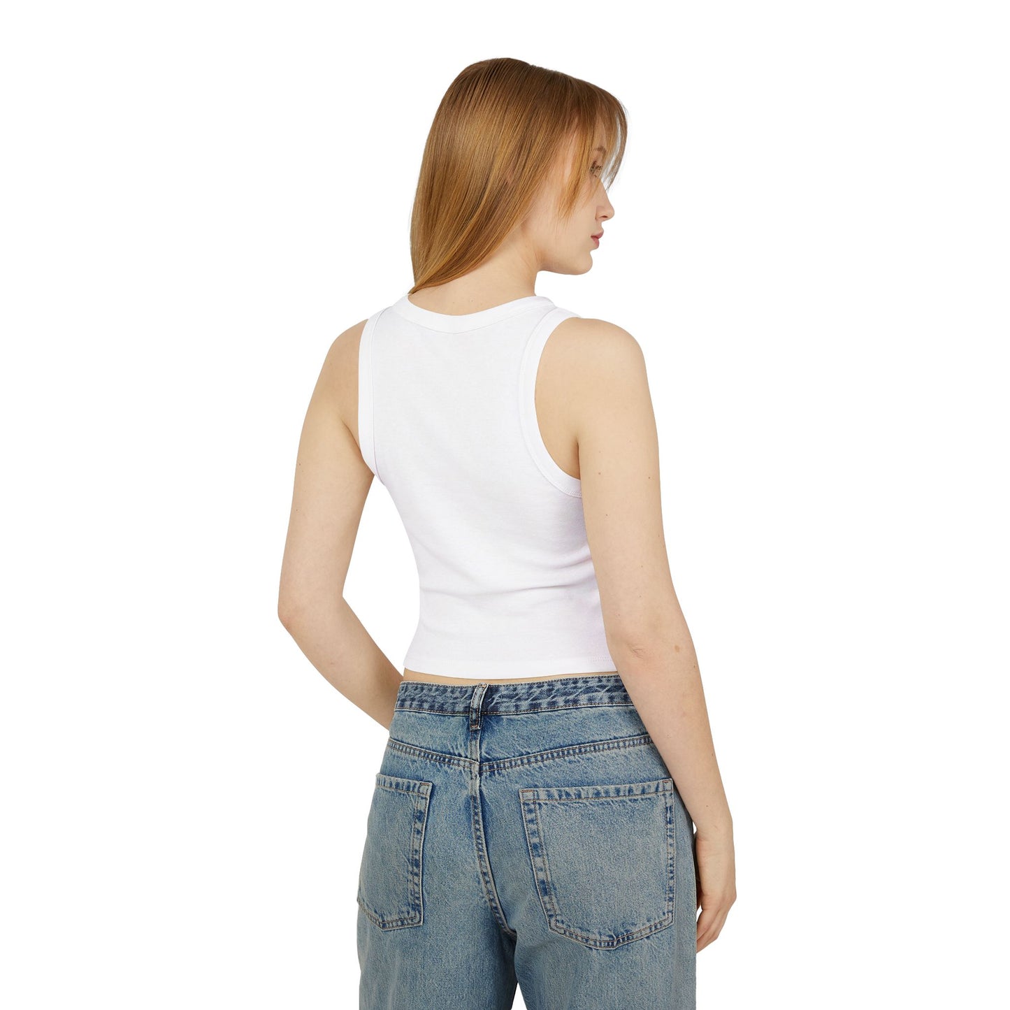 Sad BLCV Woman Tank Top (White)