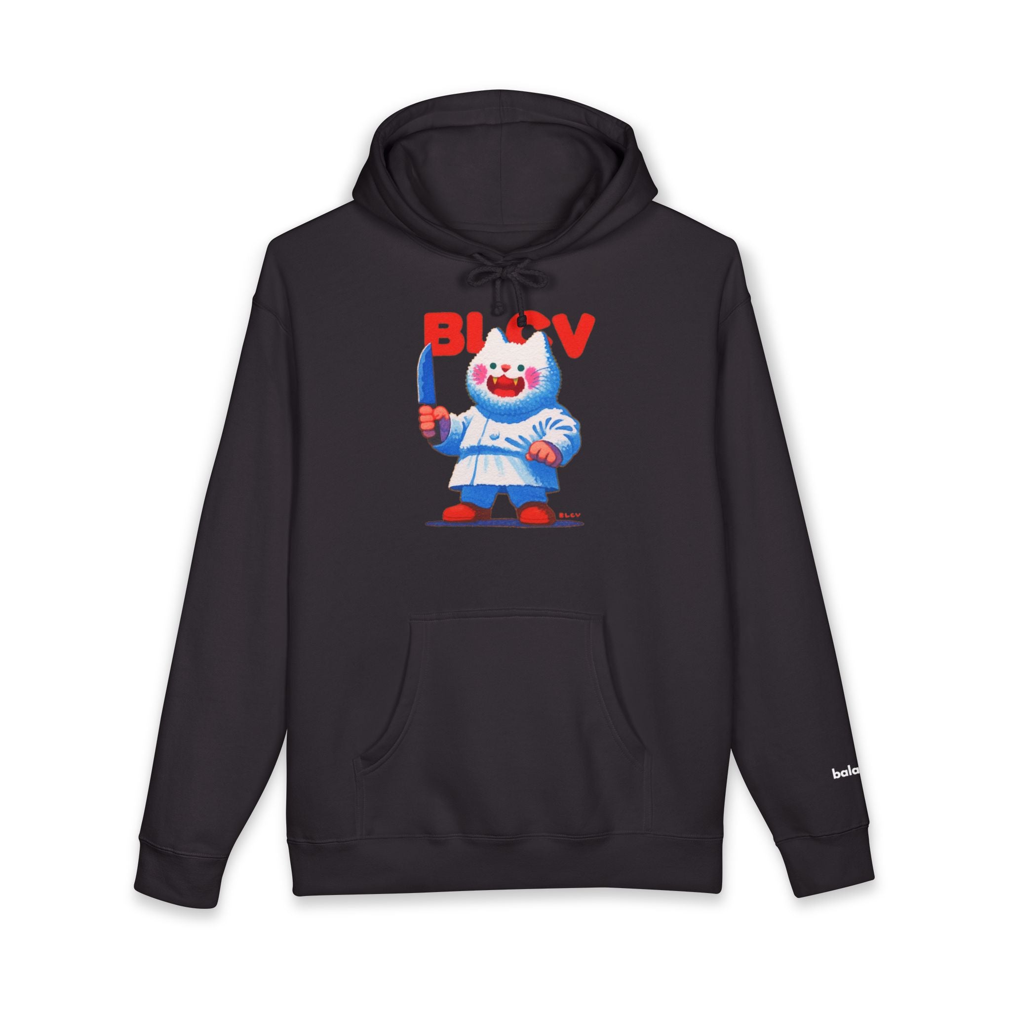 Don't touch my cat Hoodie (Black)