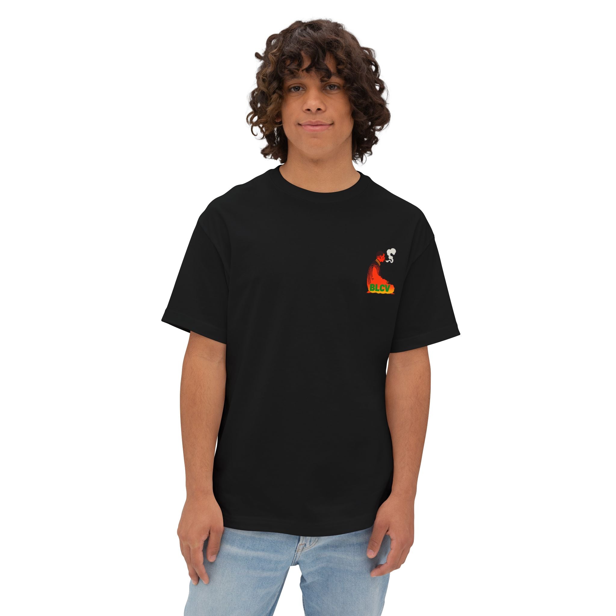 Natural Meditation Oversized Tee (Black)