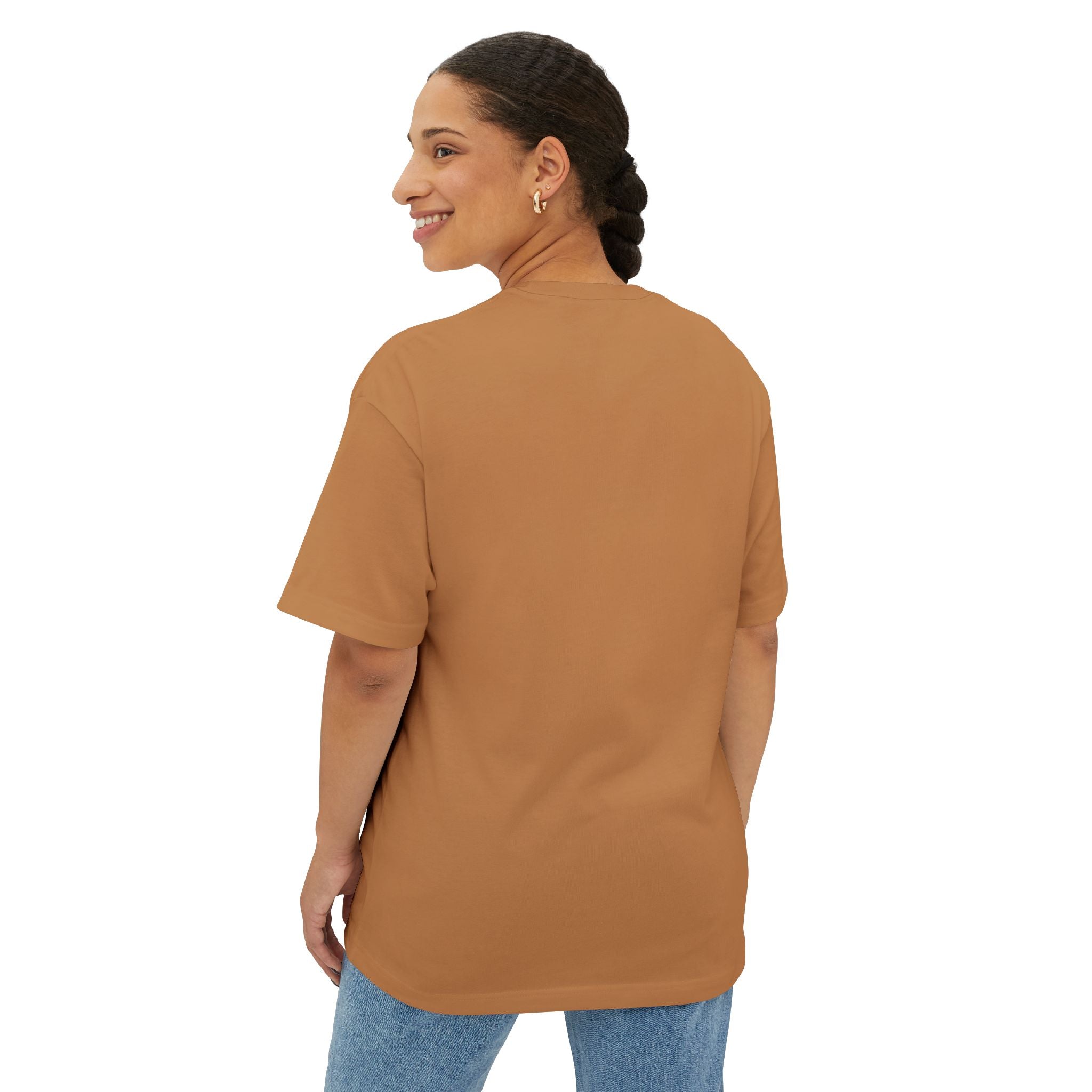 Stay Cool Oversized Tee (Brown)