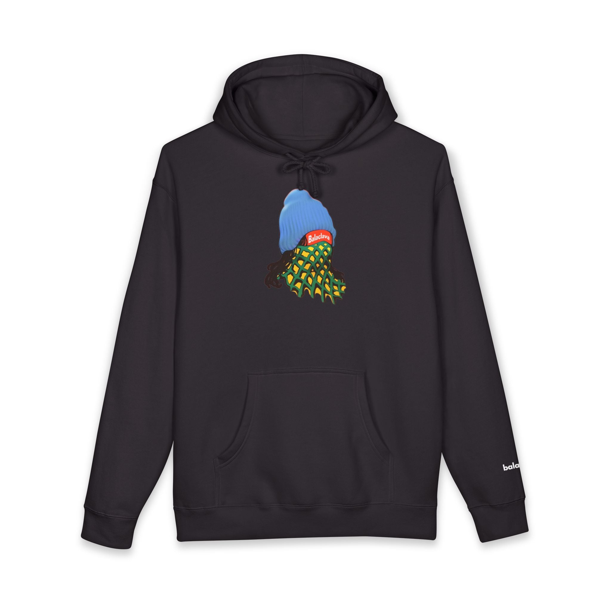 Balaclava Crew Hoodie (Black)